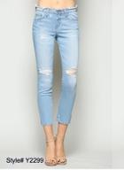  Bleach Splatter Jeans