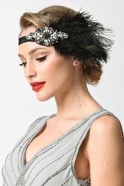 Flapper Feathered Headband