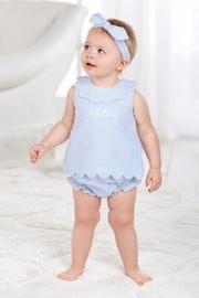 Monogrammed Pinafore Set