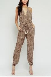  Silky Leoprad Jumpsuit