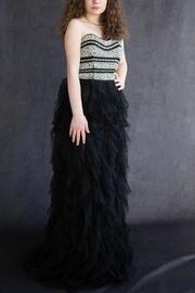  Rhinestone Tooled Gown