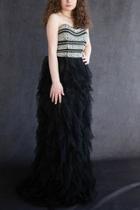 Rhinestone Tooled Gown
