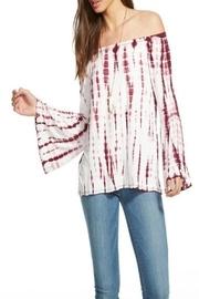  Flared Off Shoulder Top
