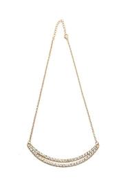  Double Rhinestone Bar Necklace