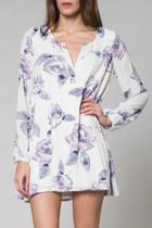  Lavender Floral Dress