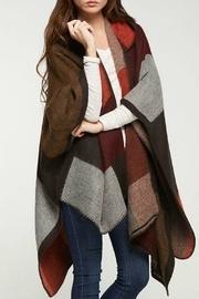  Sunset Hooded Poncho