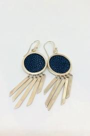  Baguettes Grey Earrings