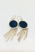 Baguettes Grey Earrings