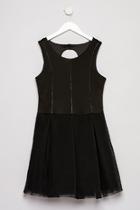  Black Rhinestone Dress