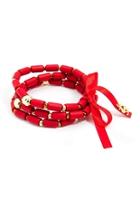  Red Beads Bracelet