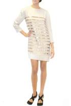  Bronze Striped Dress