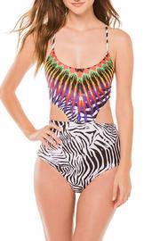  Embroidered Phoenix Monokini