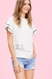  Embroidered Dog Tee
