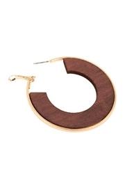 Wood Hoop Earrings