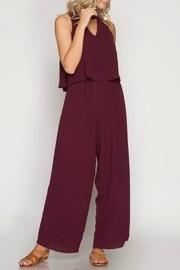  Mock Neck Jumpsuit