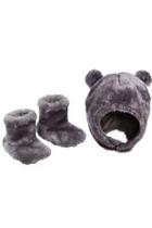  Bear Hat & Booties Set