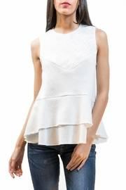 Tweed Peplum Tank