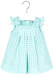  Mini Turquoise Basket-weave-dress