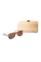  Cutout Wood Sunglasses