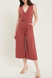  Stripe Ankle Jumpsuit