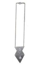  Silver Triangle Necklace