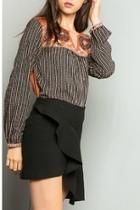  Sweater Contrasting Top