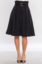  Belted A-line Skirt