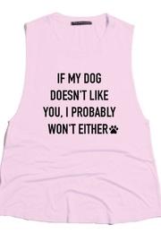  Mauve Graphic Tank