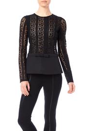  Lace Peplum Blouse