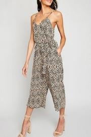  Leopard Palazzo Jumpsuit