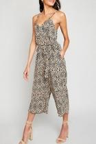  Leopard Palazzo Jumpsuit
