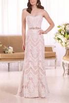  Lace Sheath Gown