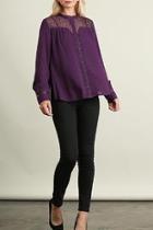  Mandarian Collar Blouse