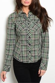  Plaid Button Up