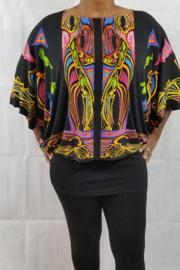  Overlaid Poncho - Carnival
