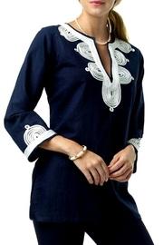  Linen Embroidered Tunic