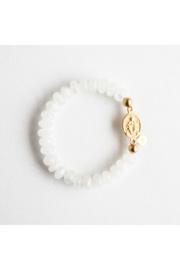  Medal Inline Bracelet-moonstone