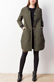  Quilted Button Down Jacket