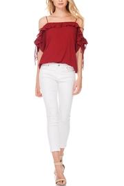  Lace-up Shoulder Top