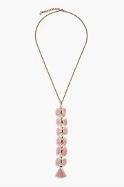  Mauve Tassel Necklace