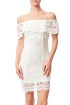  White Crochet Dress
