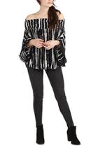  Blac Stripe Top