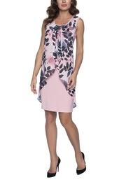  Frank Lyman Chiffon Overlay Printed Dress 191406