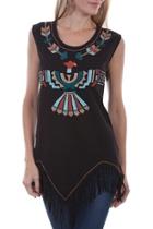  Aztec Embroidery Tank