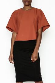  Wide Sleeve Crop Blouse