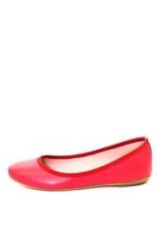  Internal Wedge Leather Ballerina