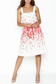  A Line Print Dress