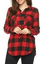  Plaid Flannel Top