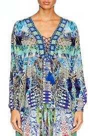 Globetrotter Lace Up Shirt