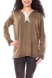  Olive Lace Hoodie